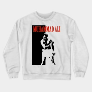 Muhammad Ali Poster Crewneck Sweatshirt